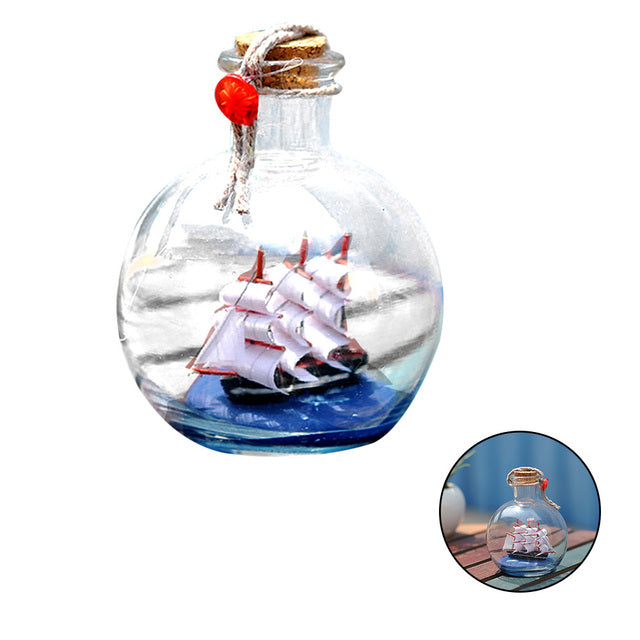 Kreativ Glass Bottle Ship | Skanto