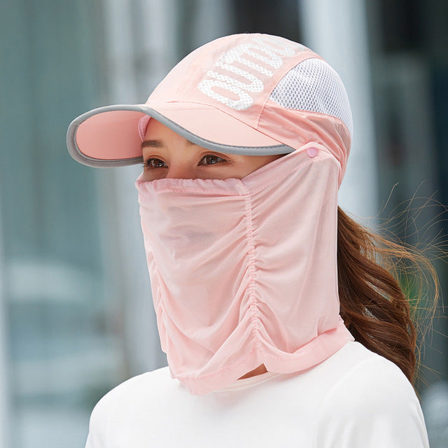 Anti-Ultrafiolett Utendørs Pustende Sommermaske Hatt | Skanto
