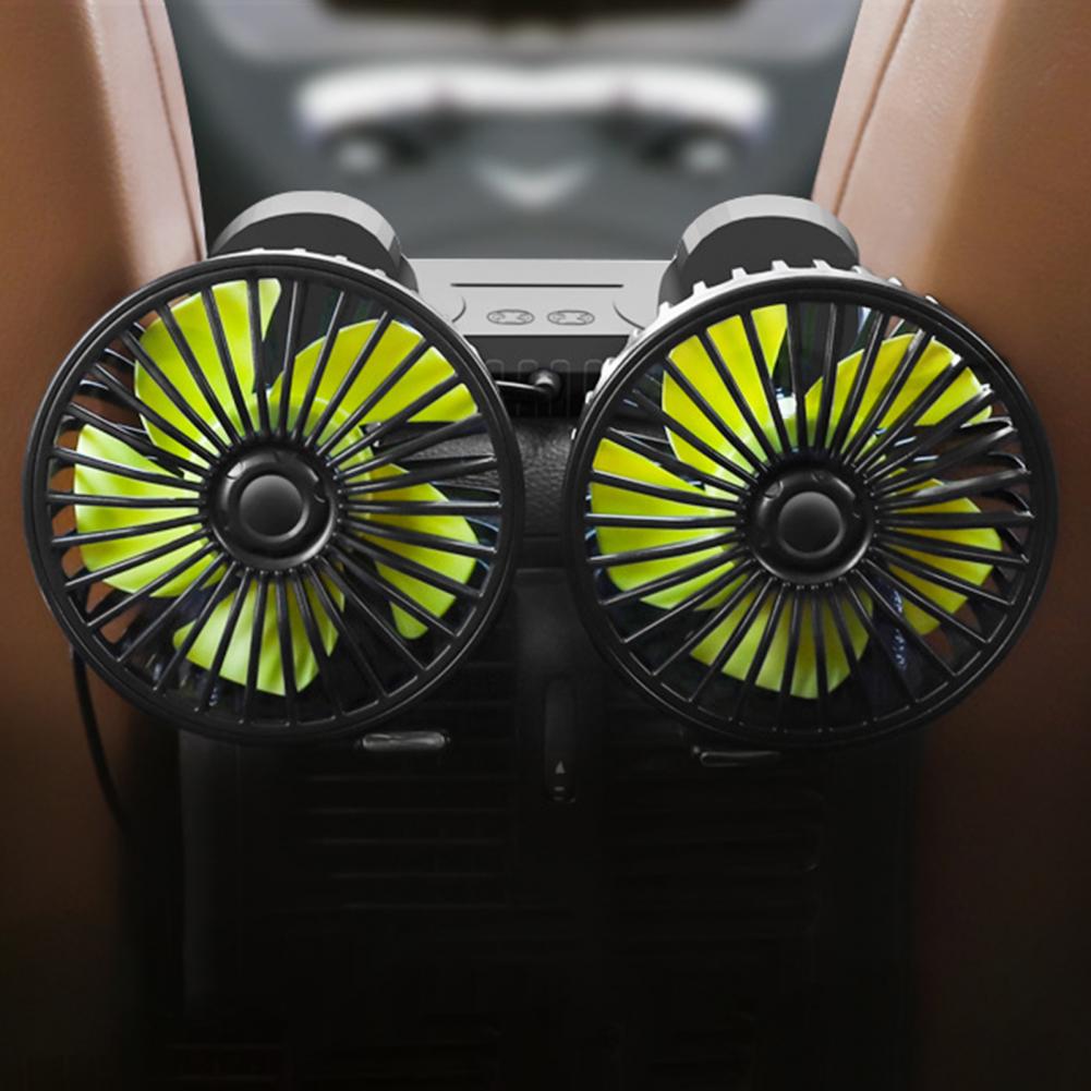 Bil dashboard dobbel USB kjøleventilator | Skanto