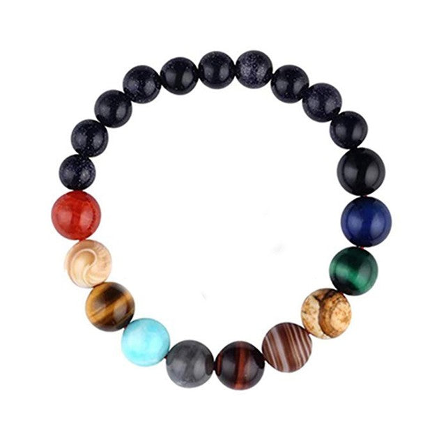 Skanto | Solsystem Naturlig Stein Sjarmerende Armbånd