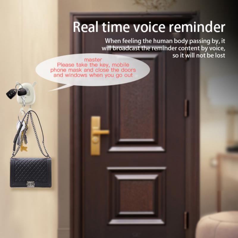 Cartoon Elf Sensor Voice Reminder Key Hook | Skanto