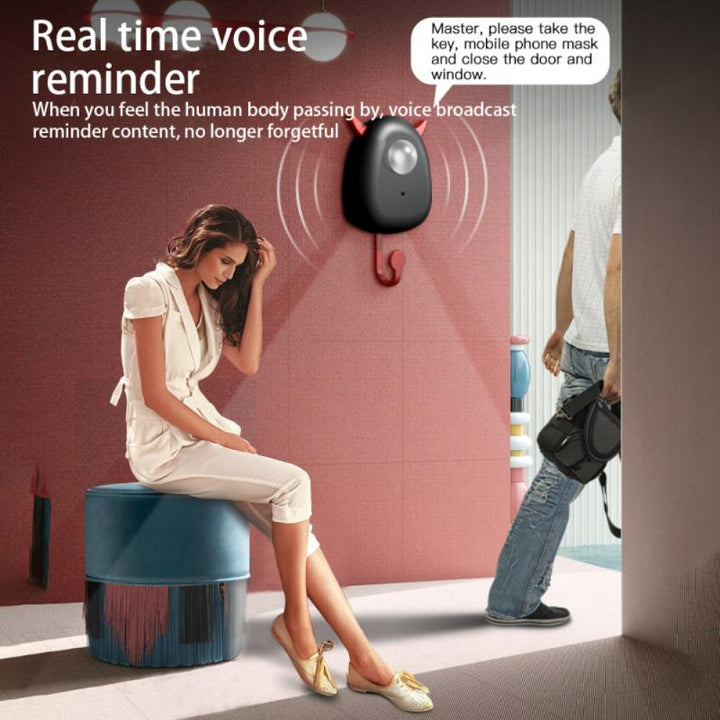 Cartoon Elf Sensor Voice Reminder Key Hook | Skanto