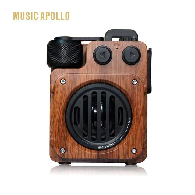 Skanto | Amerikansk Stil Retro Bluetooth Radio Høyttaler