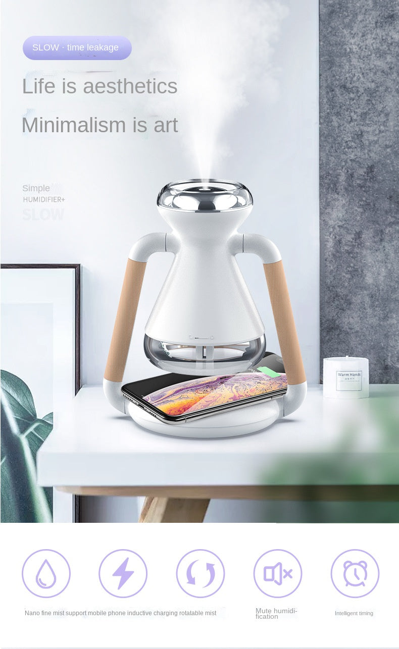 Skanto | Mini Luftfukter Trådløs Telefonlader