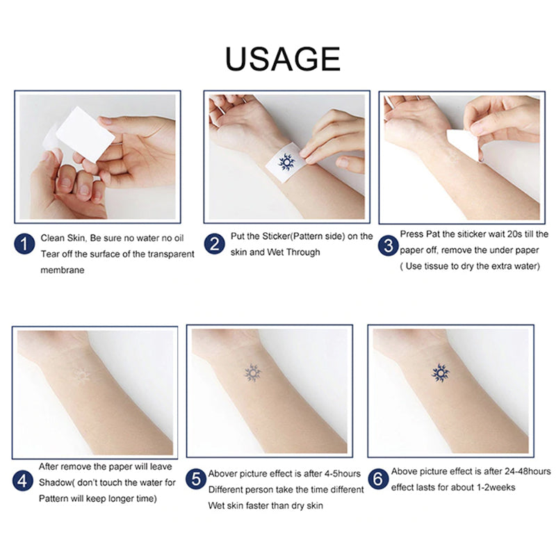 Skanto | Blooming Flower Orchid Semi-Permanent Midlertidig Tatovering