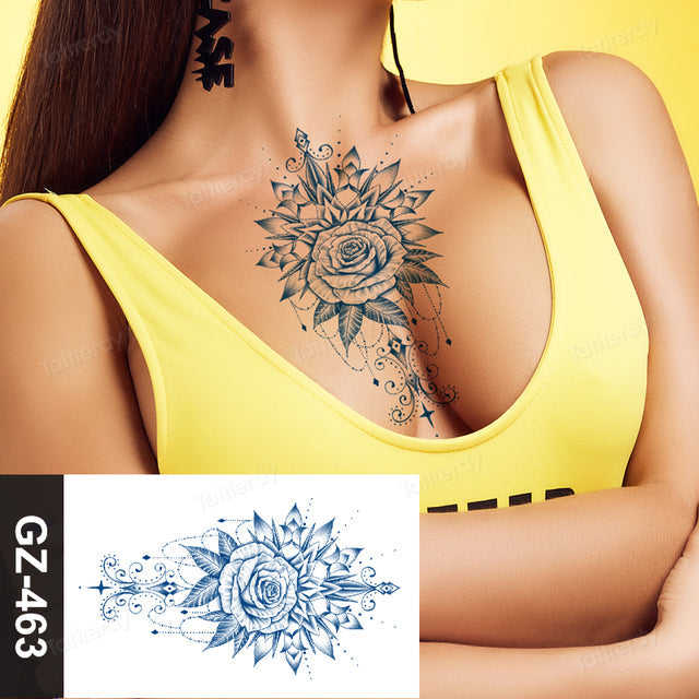 Skanto | Blooming Flower Orchid Semi-Permanent Midlertidig Tatovering