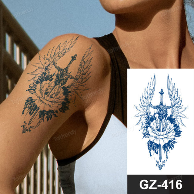 Skanto | Blooming Flower Orchid Semi-Permanent Midlertidig Tatovering