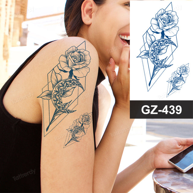 Skanto | Blooming Flower Orchid Semi-Permanent Midlertidig Tatovering
