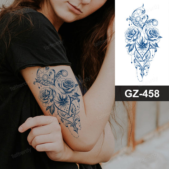 Skanto | Blooming Flower Orchid Semi-Permanent Midlertidig Tatovering