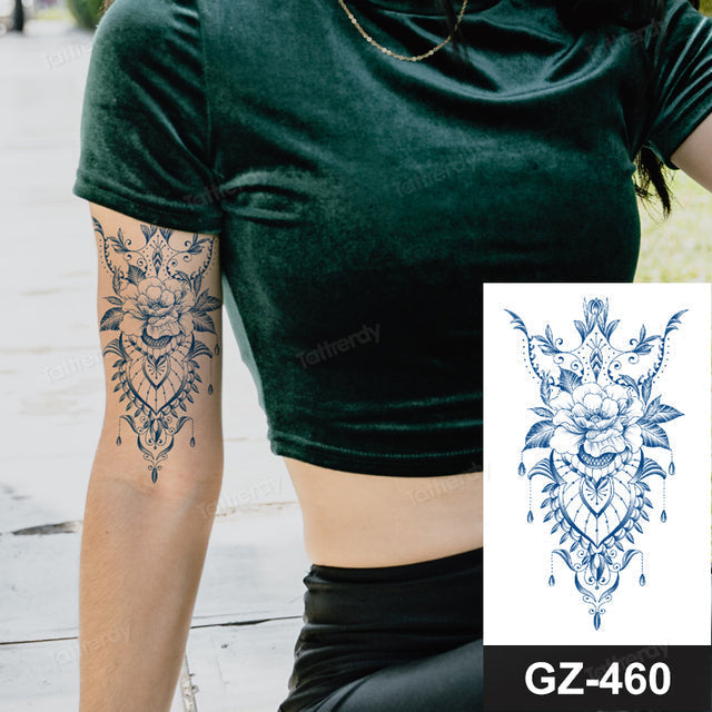 Skanto | Blooming Flower Orchid Semi-Permanent Midlertidig Tatovering