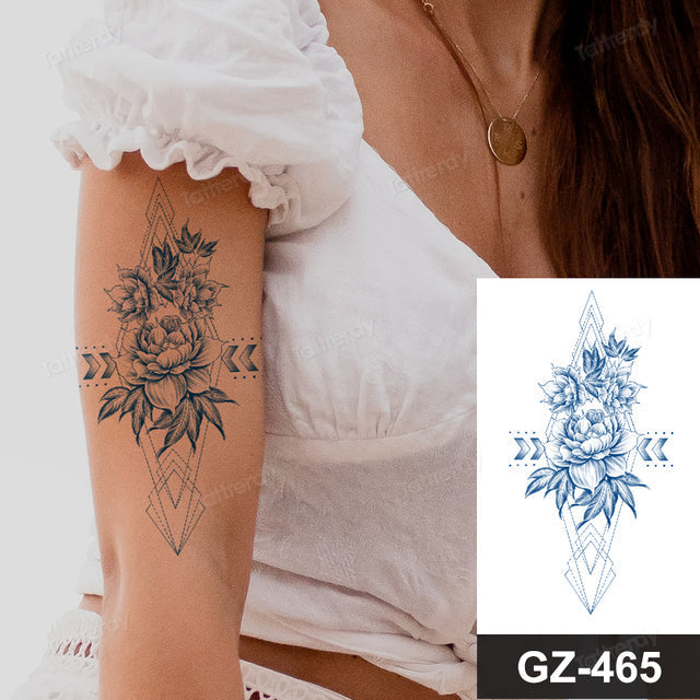 Skanto | Blooming Flower Orchid Semi-Permanent Midlertidig Tatovering