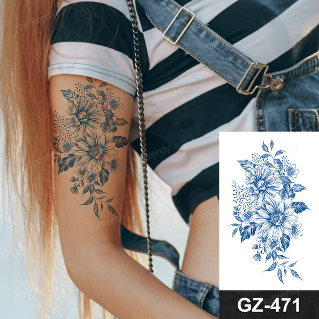 Skanto | Blooming Flower Orchid Semi-Permanent Midlertidig Tatovering