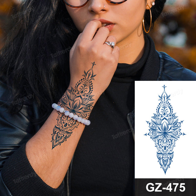Skanto | Blooming Flower Orchid Semi-Permanent Midlertidig Tatovering