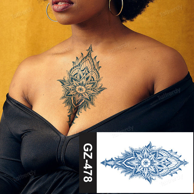 Skanto | Blooming Flower Orchid Semi-Permanent Midlertidig Tatovering