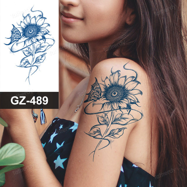 Skanto | Blooming Flower Orchid Semi-Permanent Midlertidig Tatovering