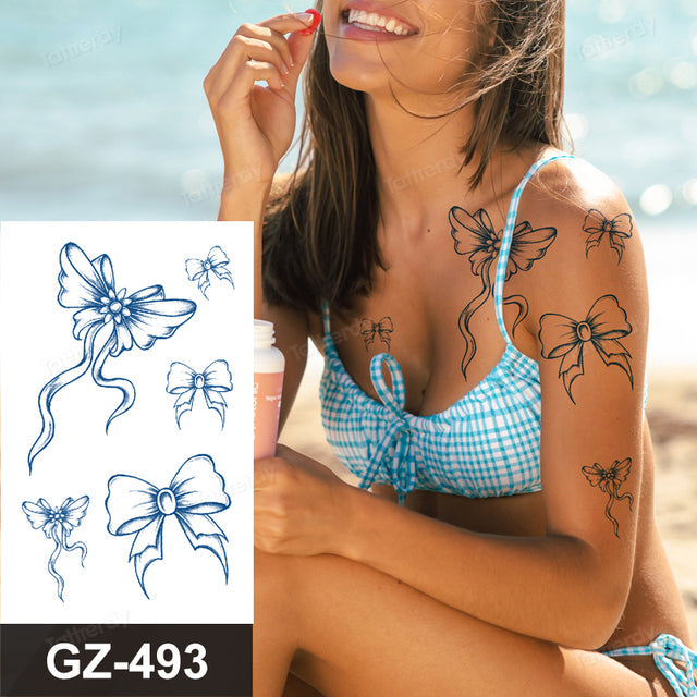 Skanto | Blooming Flower Orchid Semi-Permanent Midlertidig Tatovering