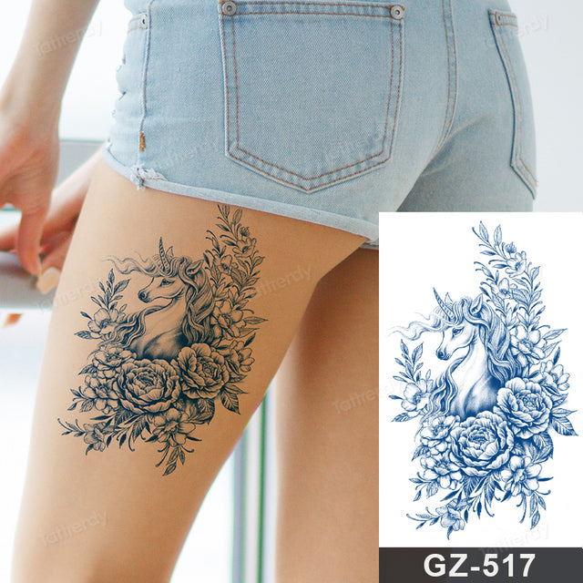 Skanto | Blooming Flower Orchid Semi-Permanent Midlertidig Tatovering
