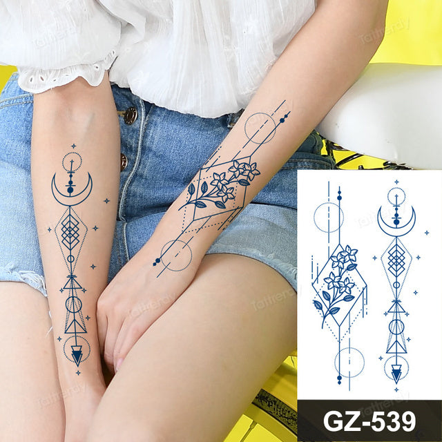 Skanto | Blooming Flower Orchid Semi-Permanent Midlertidig Tatovering