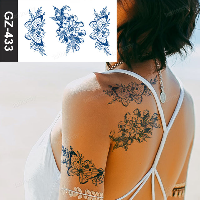 Skanto | Blommeslange Semi-Permanent Tatovering