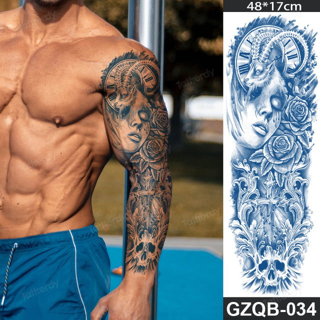 Skanto | Livsmening Hel Erme Semi-Permanent Tatovering