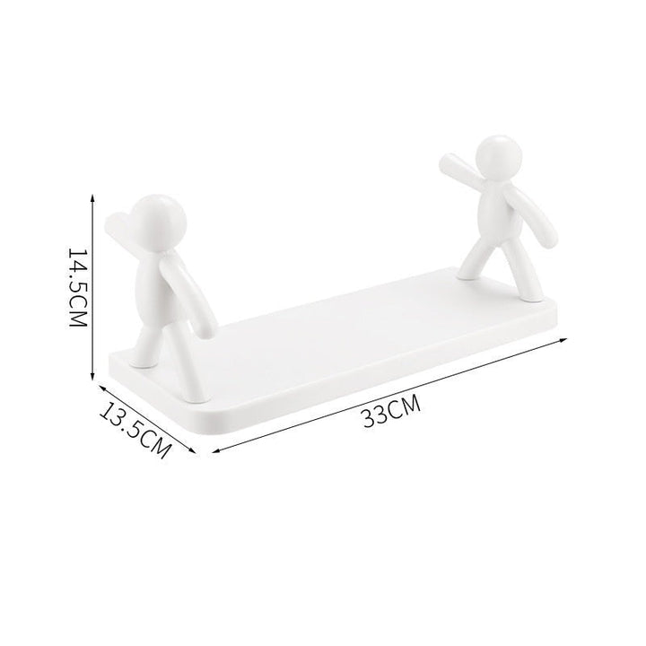 Skanto | Punch-Free Menneskefigur Badregal