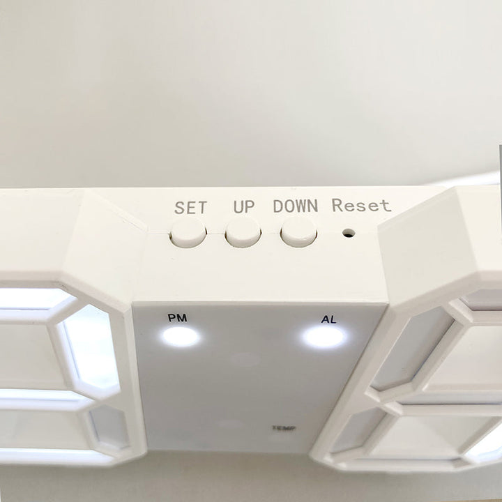 3D LED Moderne Digitale Alarm Vekkerklok | Skanto