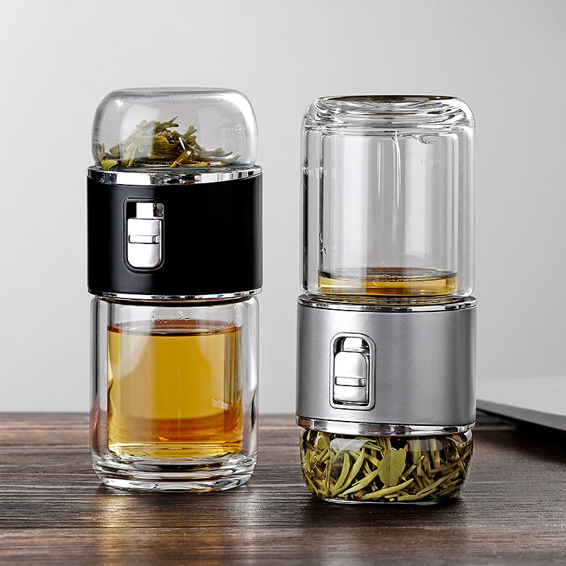 Skanto | Dobbel Glass Te Infuser Termosflaske