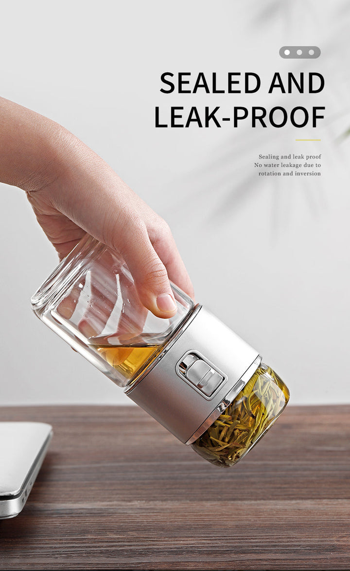 Skanto | Dobbel Glass Te Infuser Termosflaske