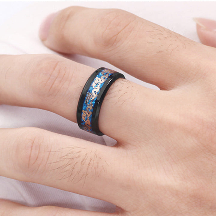 Skanto | Vintage Kina Drage Ring for Menn