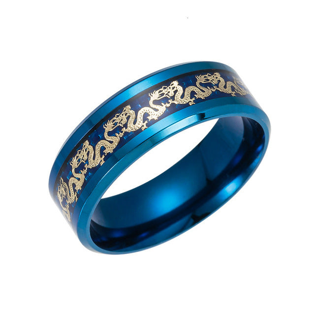 Skanto | Vintage Kina Drage Ring for Menn