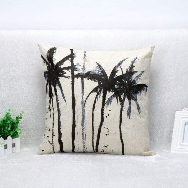 Norvo | Blomster Dyr Livets Tre Fugl Hjem Dekorativ kastepute cover