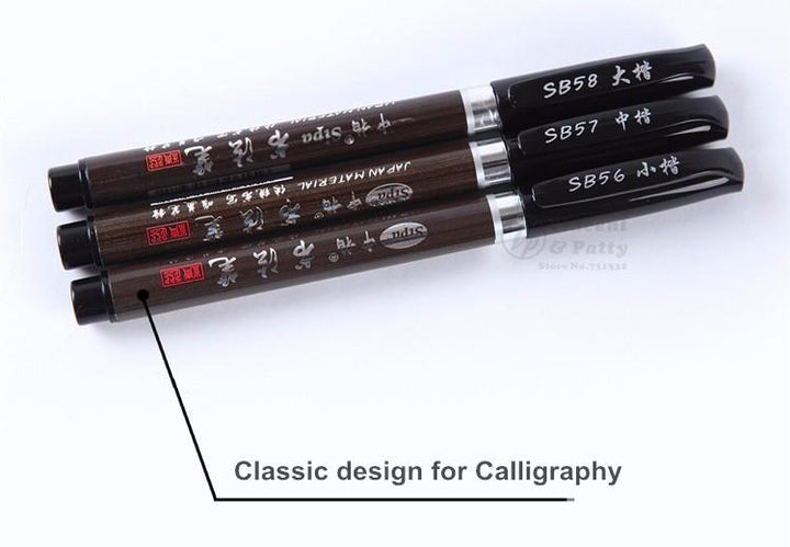 Kalligrafi Pensel Pens - 3 Stykker | Skanto