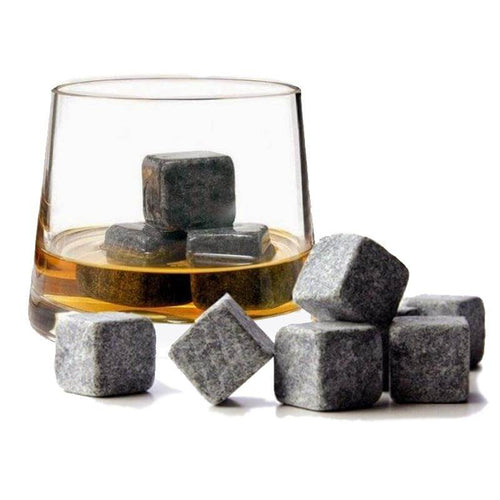 9stk/Sett naturlige whiskey-steiner hjemme bar verktøy | Skanto