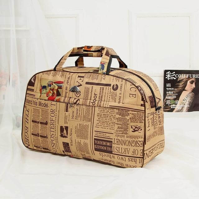 Skanto | Canvas Fashion Casual Vanntett Oxford Glidelås Reisevesker
