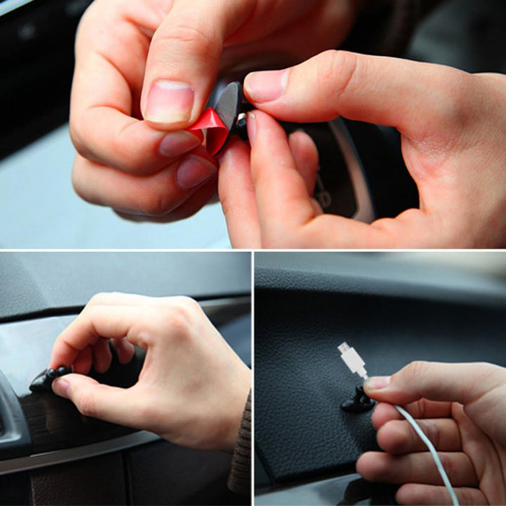 Bilkabelholder Klips (8 stk) | Skanto