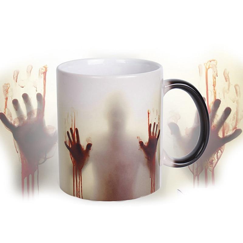 Heat Sensitive Bloody Hands Mug | Skanto
