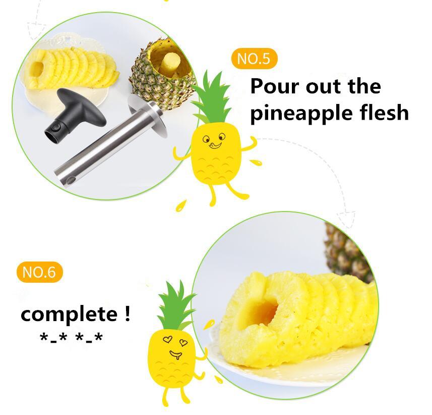 Rustfritt Stål Ananas Skjærer Kjerne | Skanto