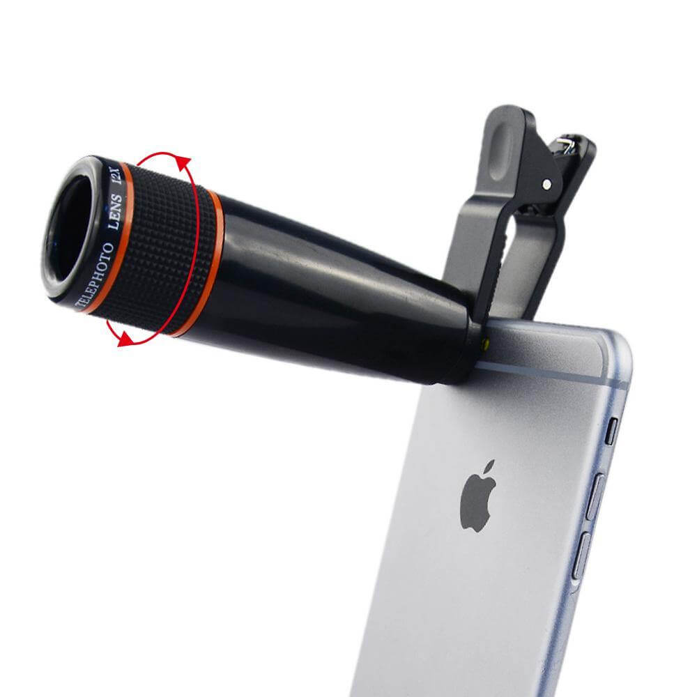 Skanto | 12X Fisk Eye Vidvinkel iPhone Linse