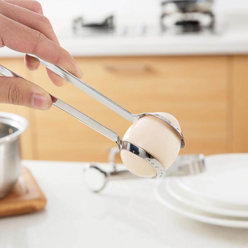 Skanto | 2stk/pack Kreativ Rustfritt Stål Egg Klype