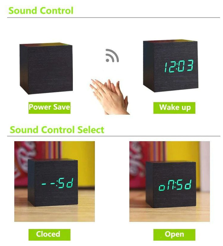 Skanto | Digital Clock Cube i moderne tredesign