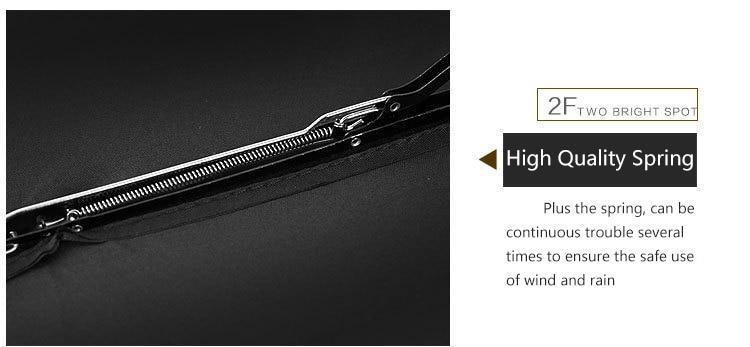 Norvo | Luksus Automatisk Åpen & lukke Paraply Sammenleggbart Vindvann Motstandsdyktig