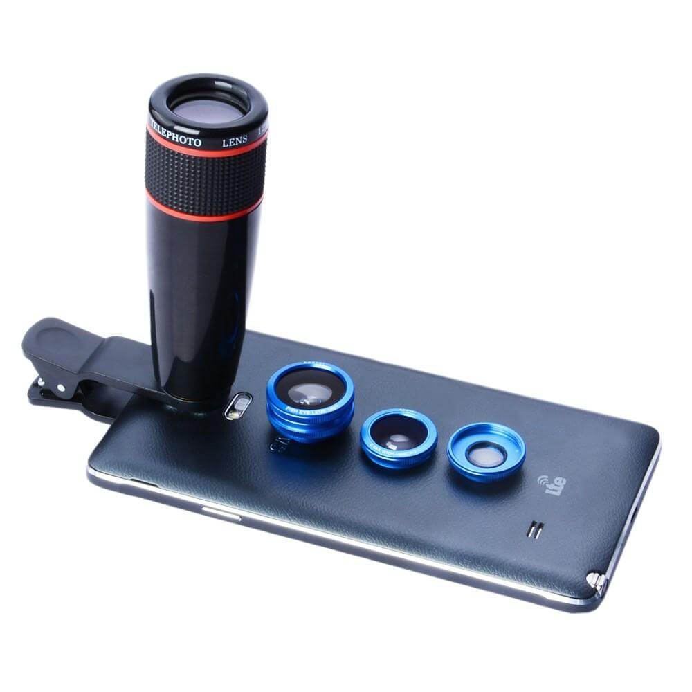 Skanto | 12X Fisk Eye Vidvinkel iPhone Linse