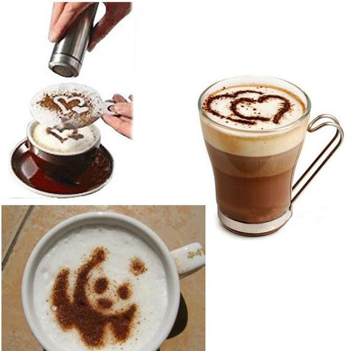 Latte Stencil Kit - 16 Deler Sett | Skanto