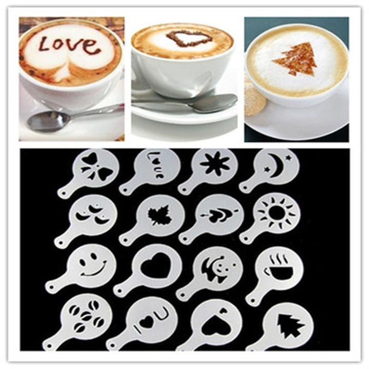 Latte Stencil Kit - 16 Deler Sett | Skanto