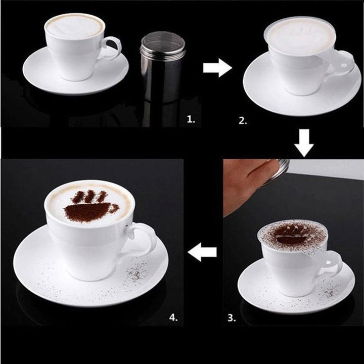 Latte Stencil Kit - 16 Deler Sett | Skanto