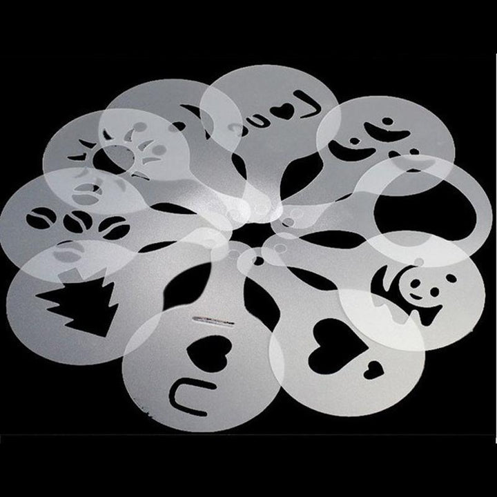 Latte Stencil Kit - 16 Deler Sett | Skanto