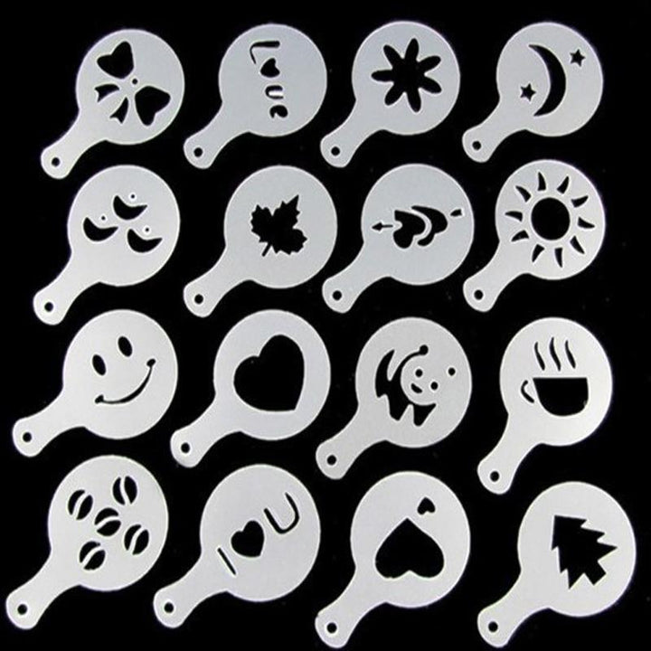 Latte Stencil Kit - 16 Deler Sett | Skanto