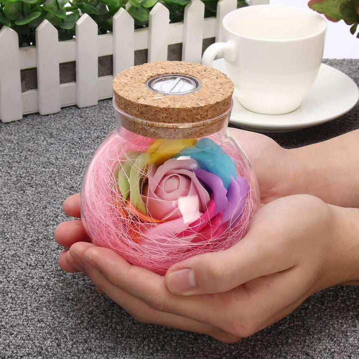 Bloom - LED Rose Bottle Lamp | Skanto