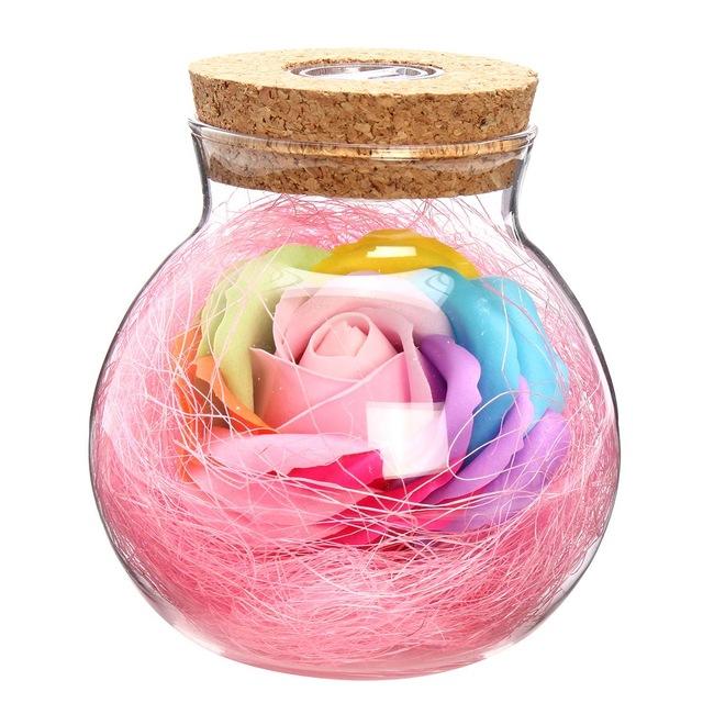 Bloom - LED Rose Bottle Lamp | Skanto