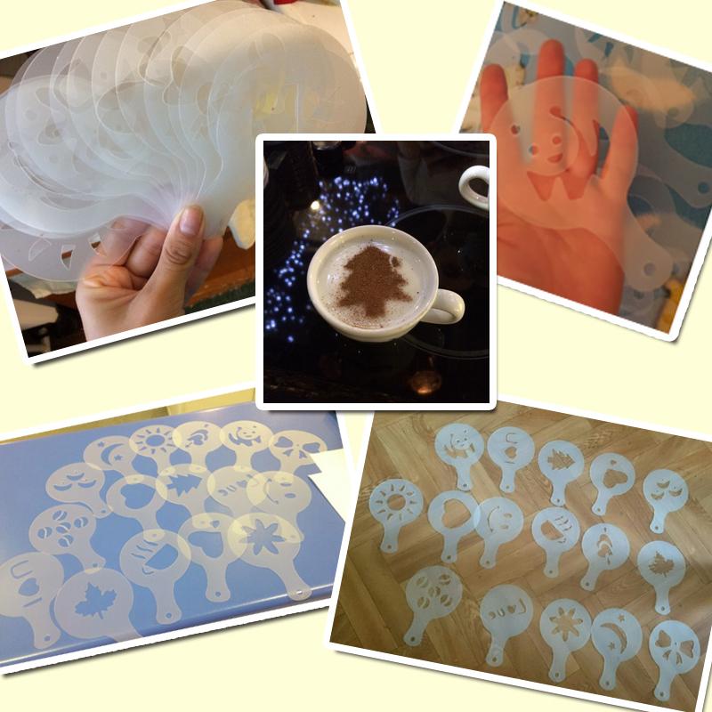 Latte Stencil Kit - 16 Deler Sett | Skanto